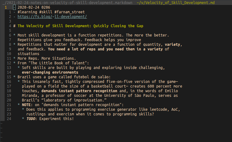 Vim with Gruvbox